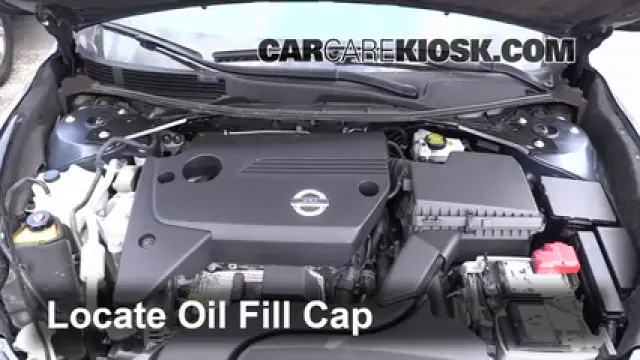 2014 Nissan Altima S 2.5L 4 Cyl. Oil Add Oil